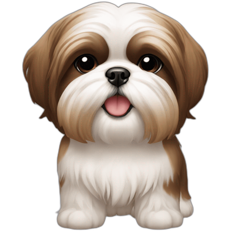 shihtzu dog marrom emoji