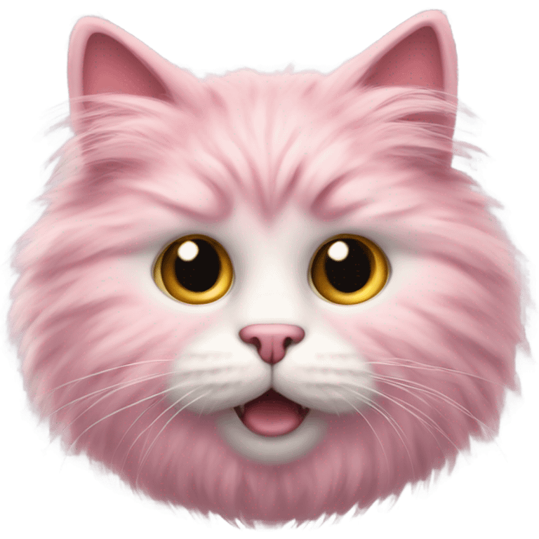 Pink cat  emoji