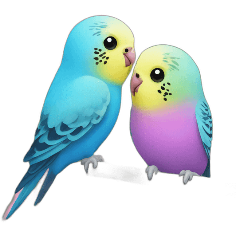 budgie love emoji