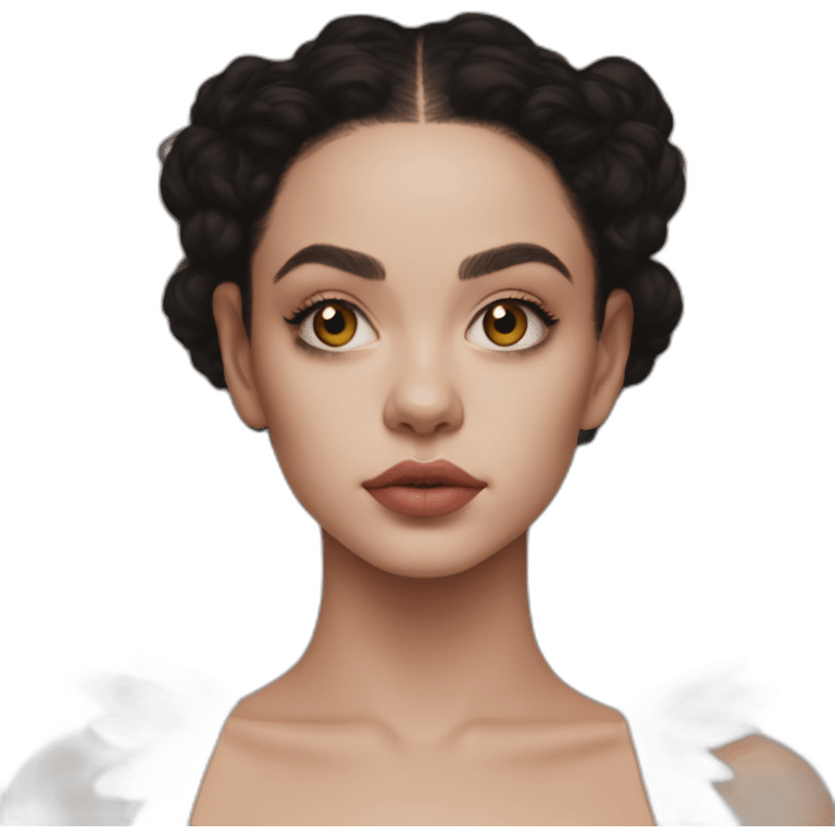 sabrina claudio as an angel emoji