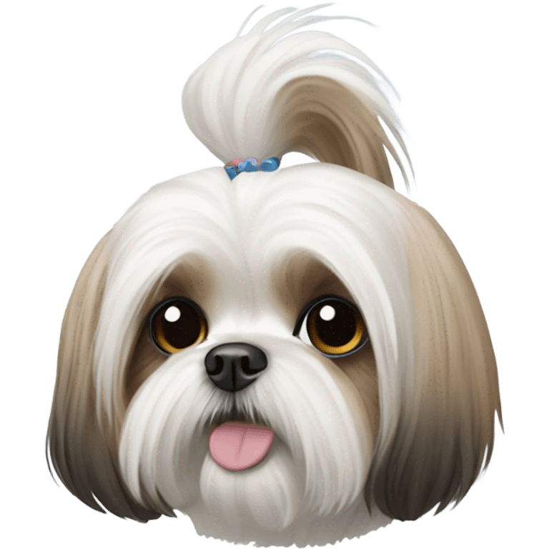 Maltese shih tzu emoji