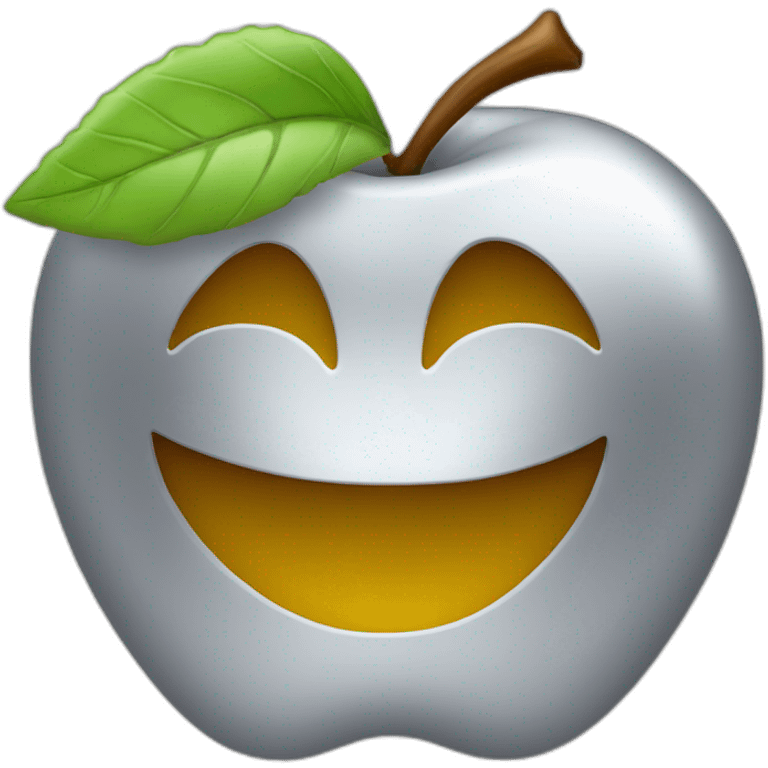 apple silver emoji