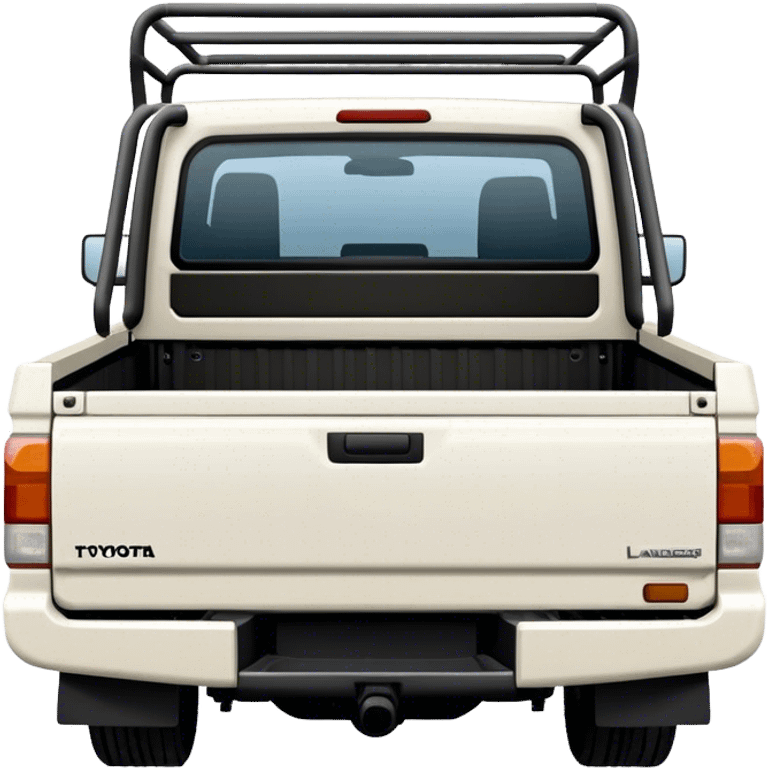 landcruiser 79 series truck bed - Toyota (Model Year: 2008) (Iconic colour: white) emoji