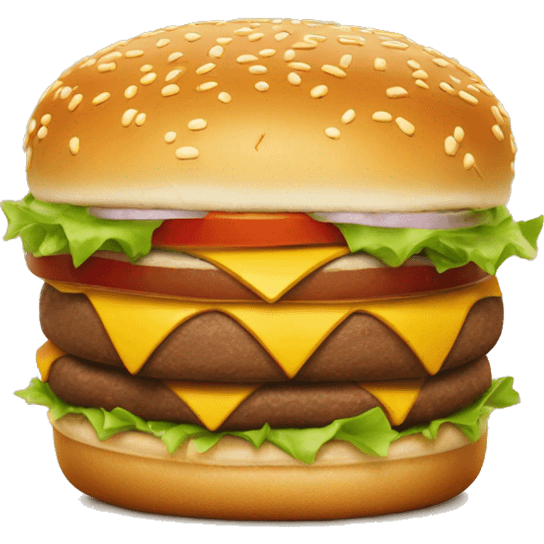 McDonald’s burger emoji