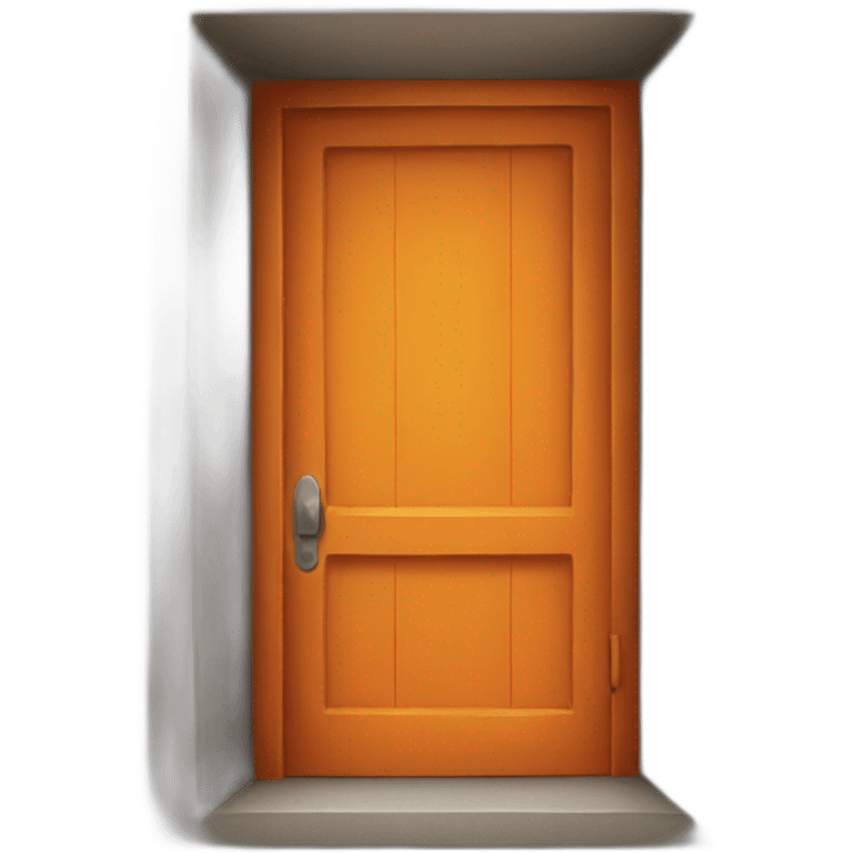 loked door orange symbol emoji