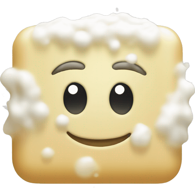 Soap with foam emoji