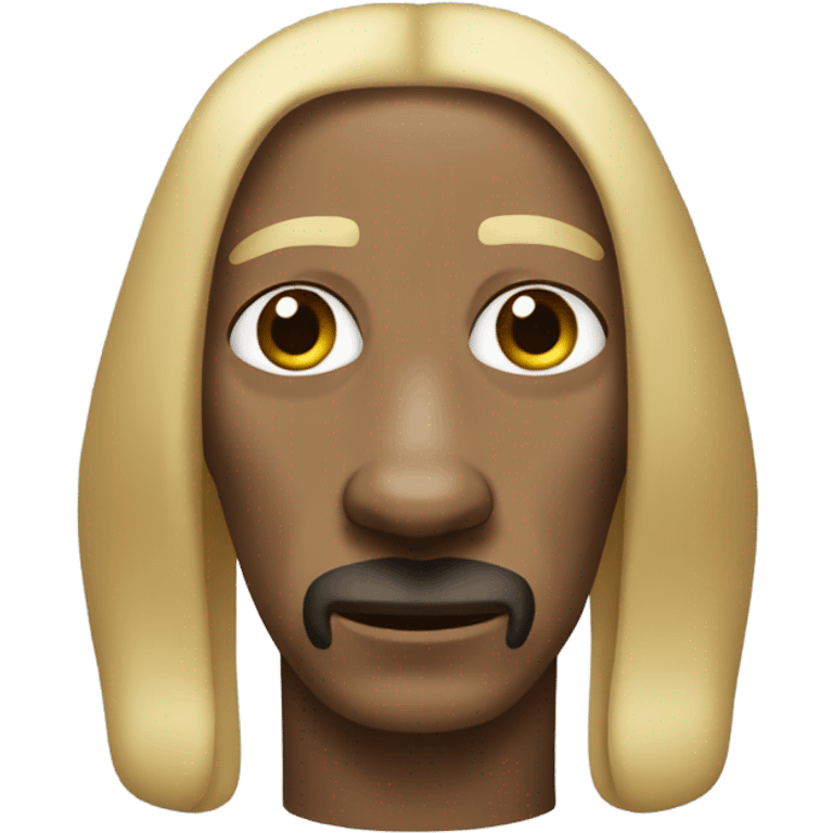 snoop dog with blonde hair  emoji