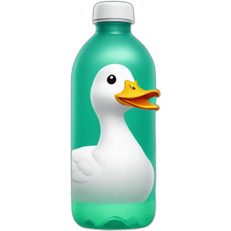 duck  water bottle in the middle emoji