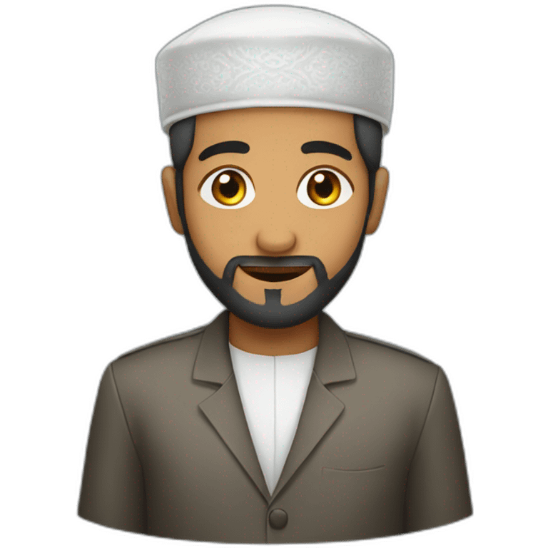 muslim with a kippa emoji