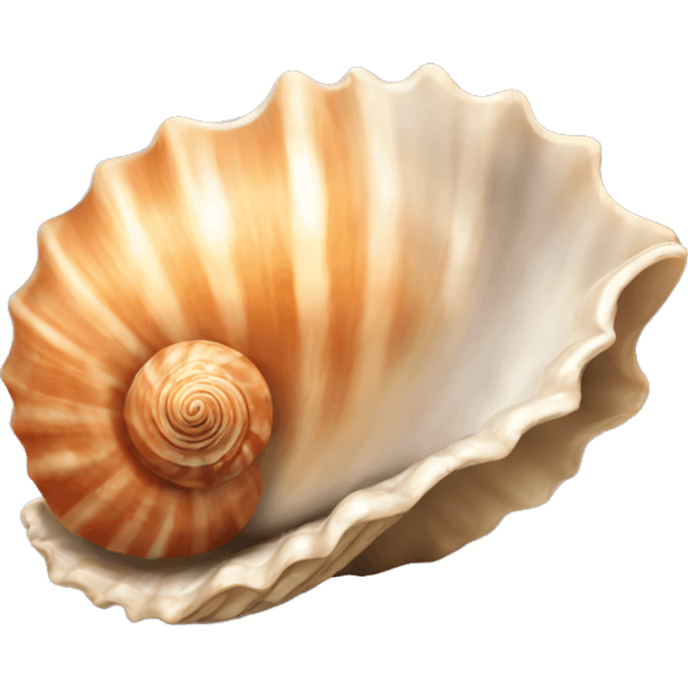 Sea shell emoji