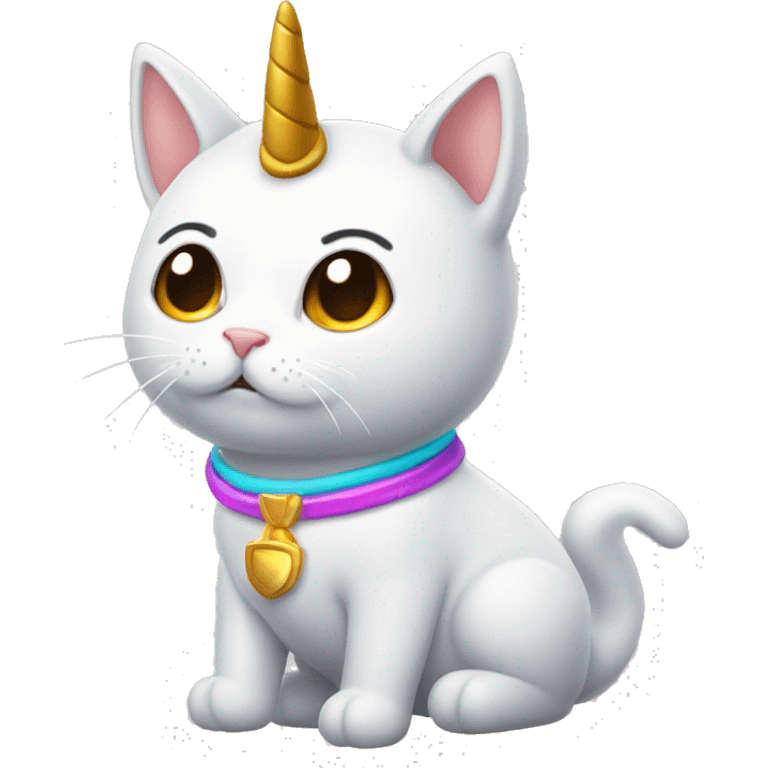 Gato con cuerno de unicornio  emoji