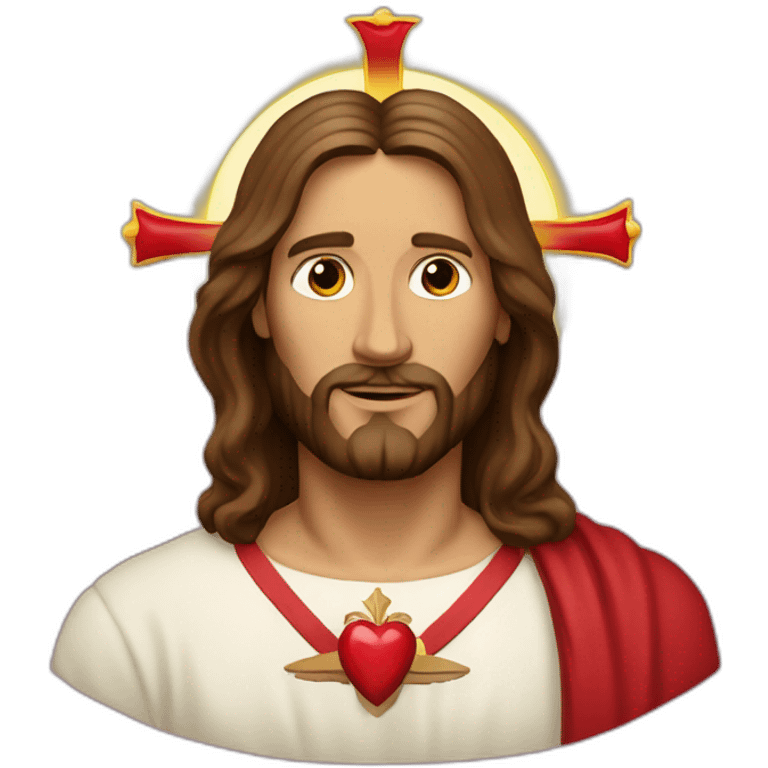 Jesus sacred heart  emoji