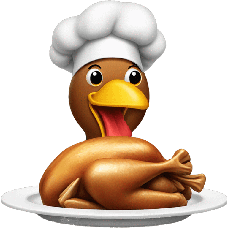 cooked turkey emoji