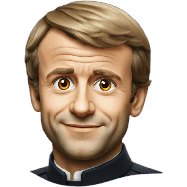 Emmanuel Macron coke emoji