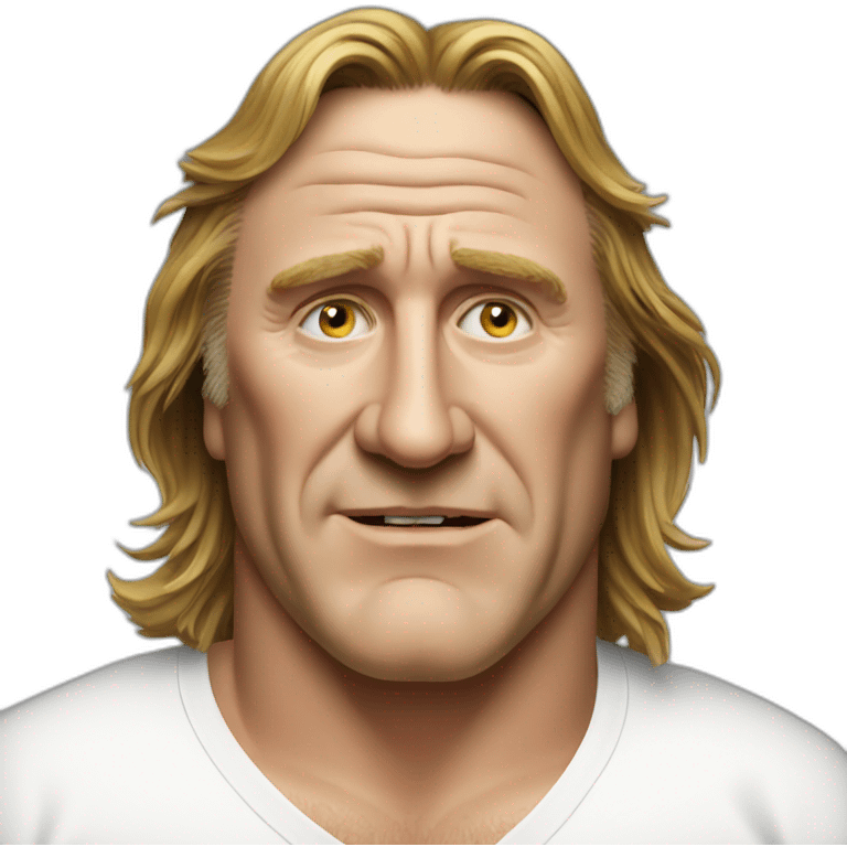 Depardieu surf emoji