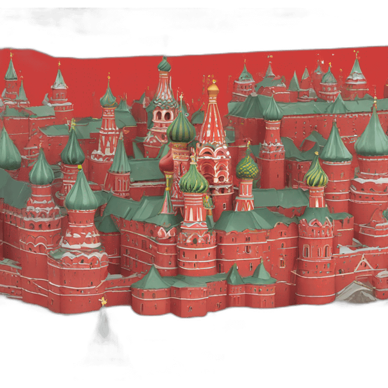 red kremlin emoji