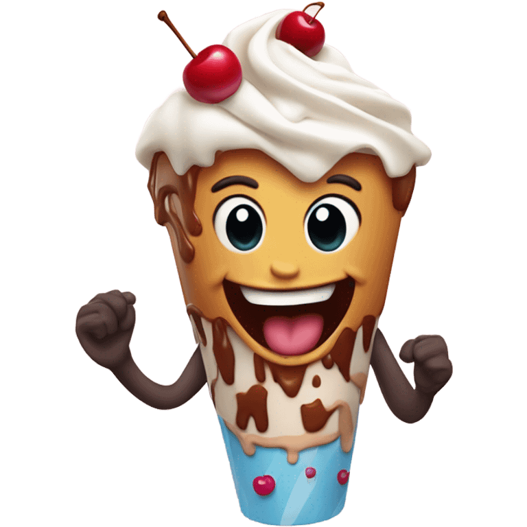 Ma ma ma ma mi mi mi mi on milkshake emoji