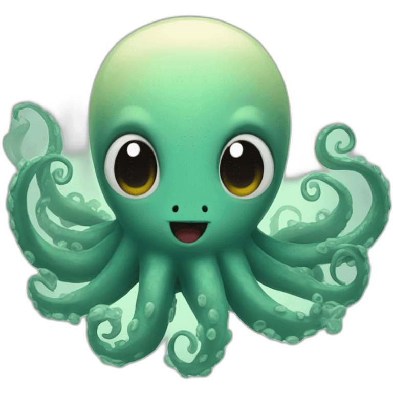 Cute  kraken GG emoji