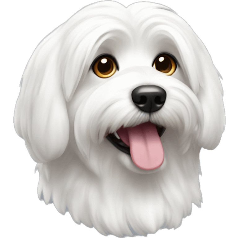 Coton de tulear dog emoji