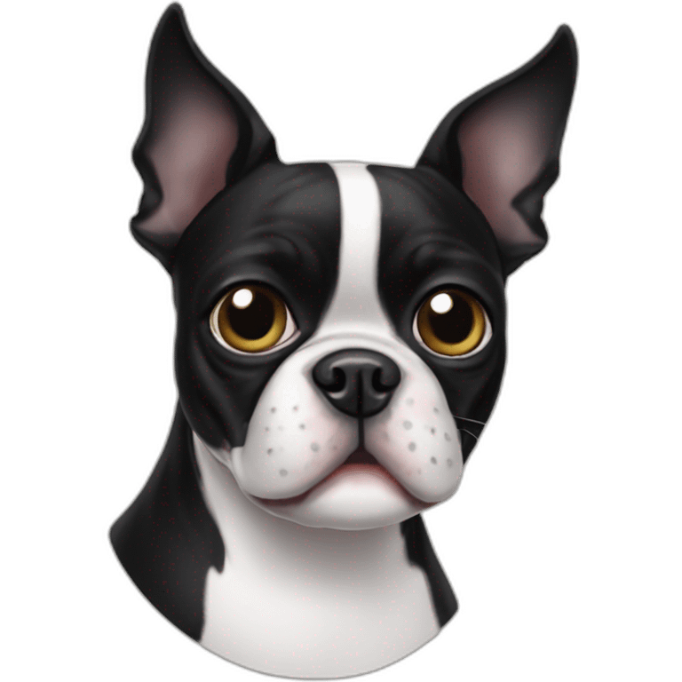 Boston terrier Oreo emoji