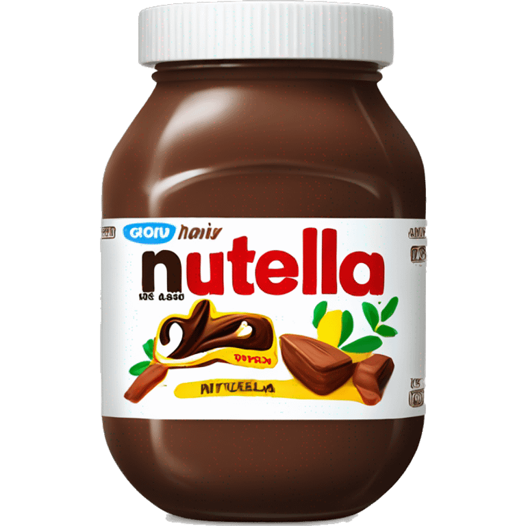 Draw a jar of Nutella  emoji