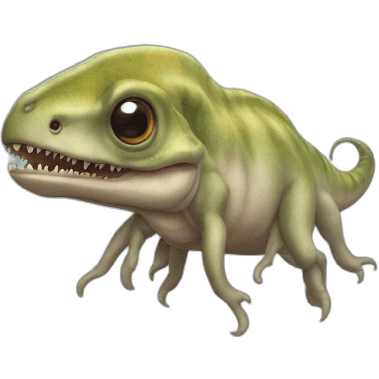 tyrannosaurus rex squid emoji