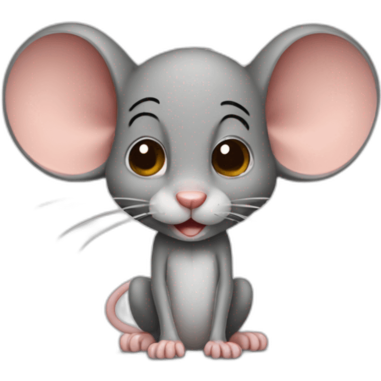 Skinny mouse emoji