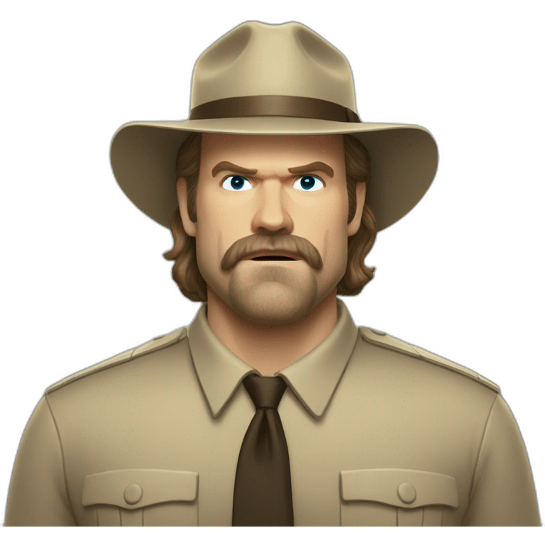 Jim Hopper David harbour emoji