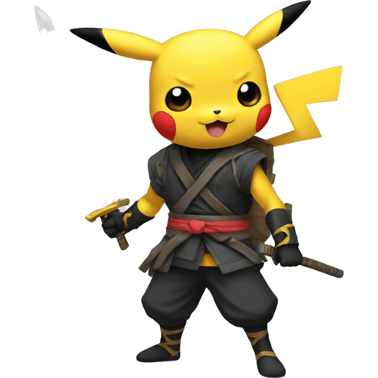 pikachu ninja emoji