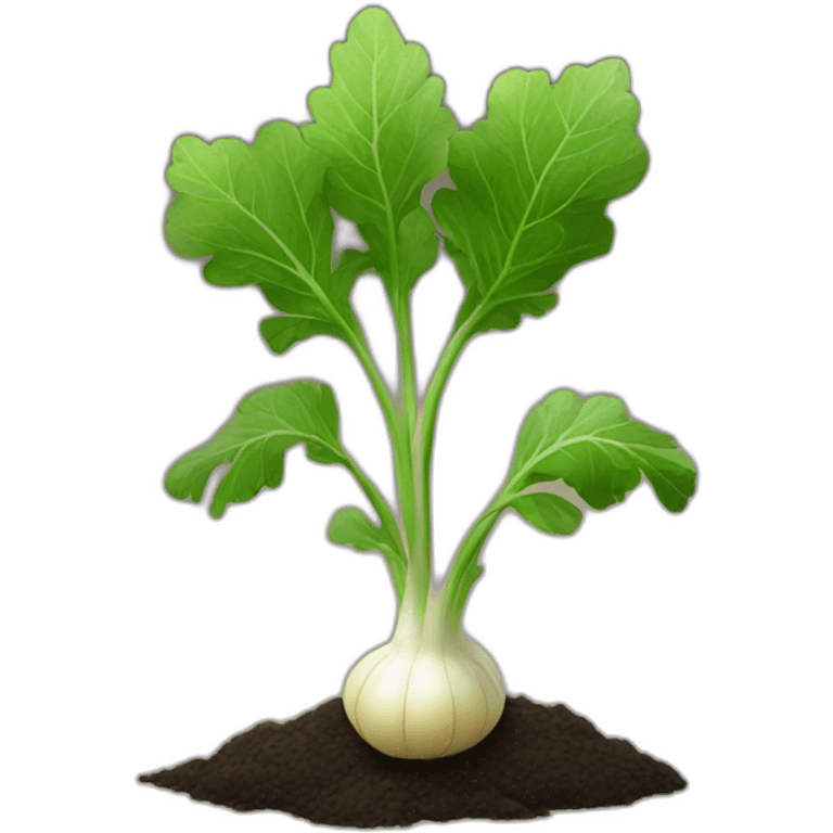 turnip plant emoji