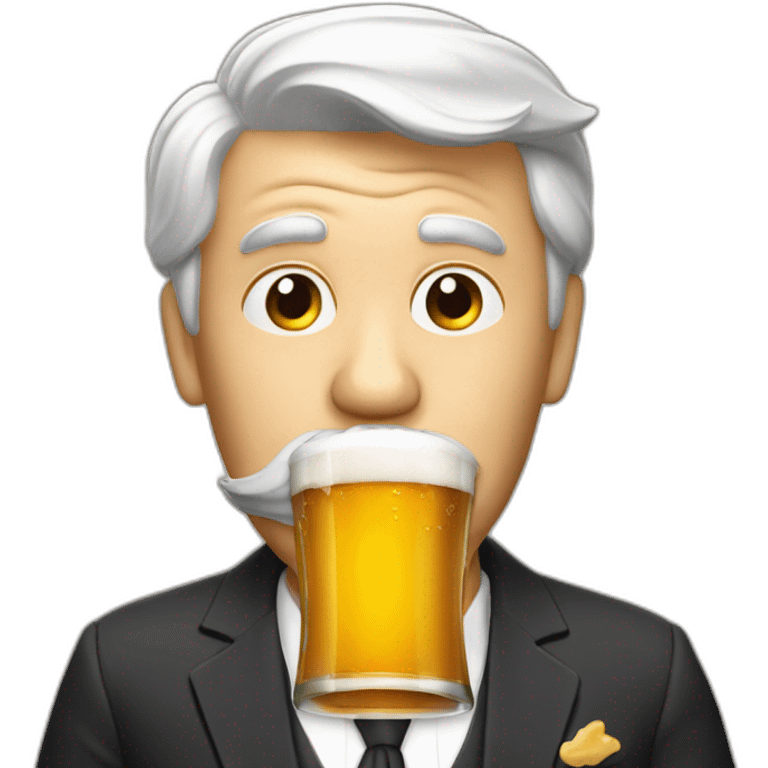 Donald tramp biere emoji