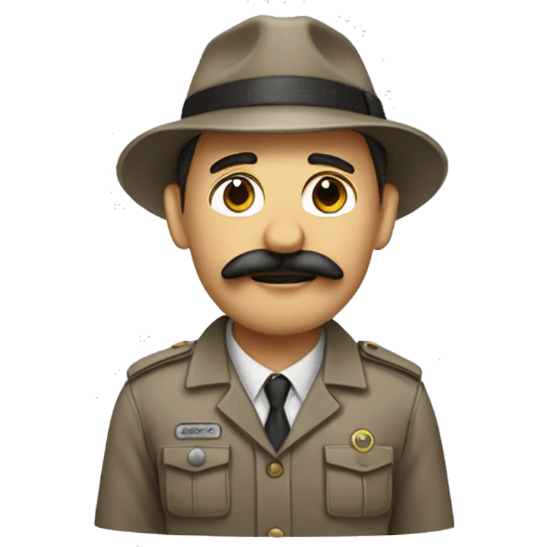 zookeeper with mustache emoji