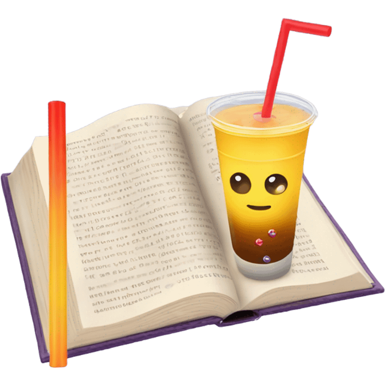 Bible and Boba Tea emoji