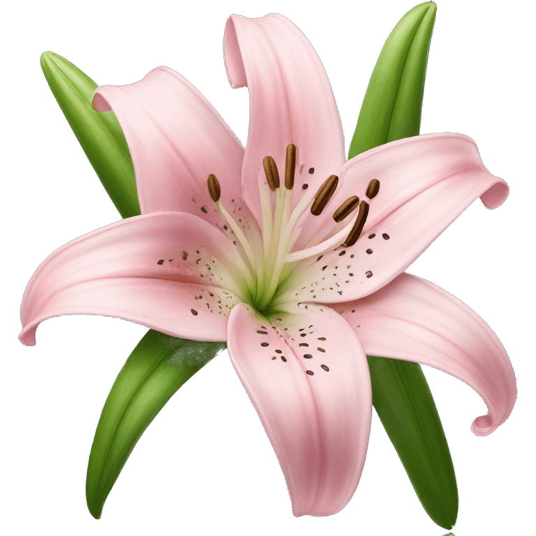 light pink lilium emoji