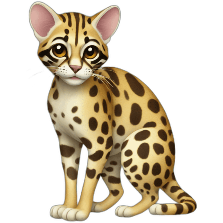 Margay Cat Full Body emoji