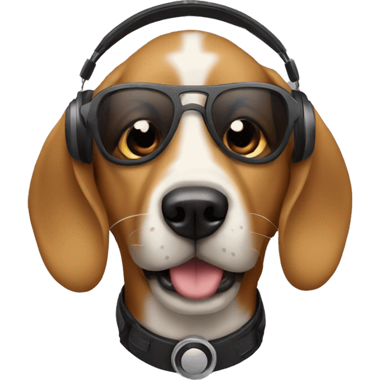 Dog DJ emoji