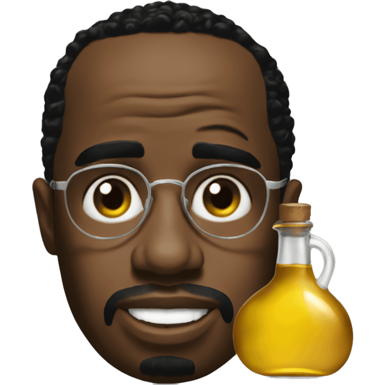 P diddy with oil emoji