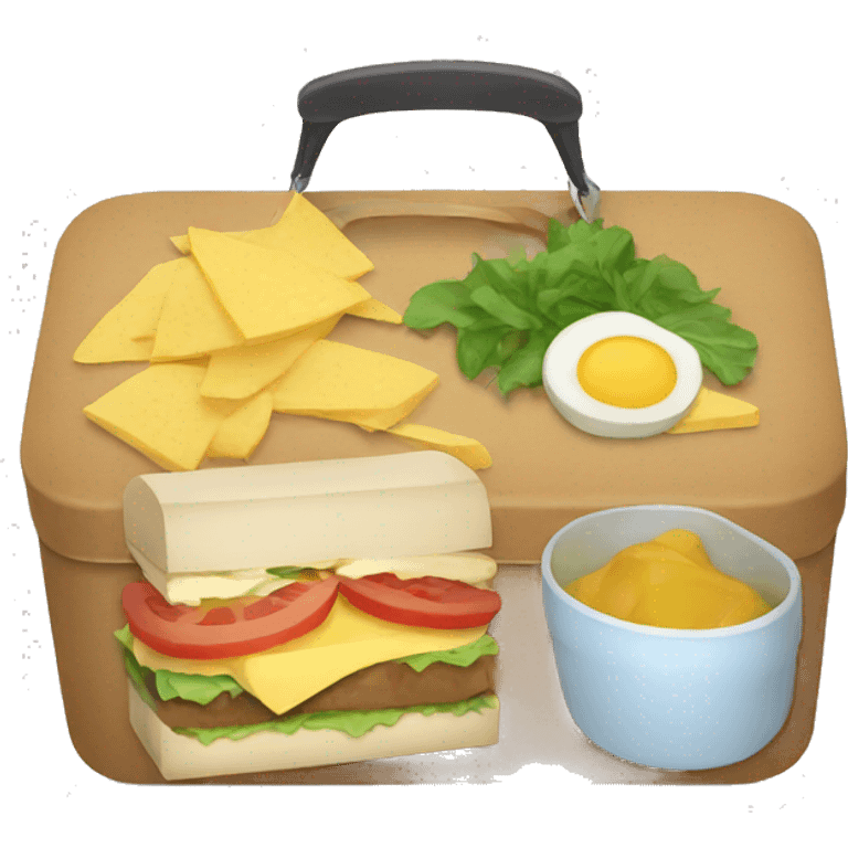 Lunch Box minimal emoji