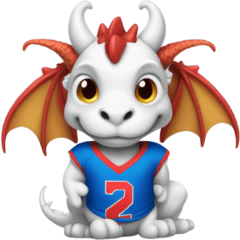 Dragon wearing jersey  emoji