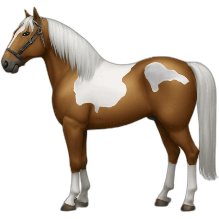 Cheval blanc emoji