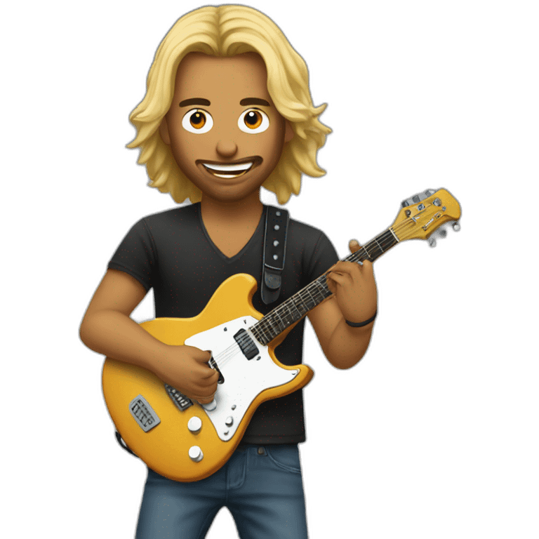 Guitarrista de rockab emoji