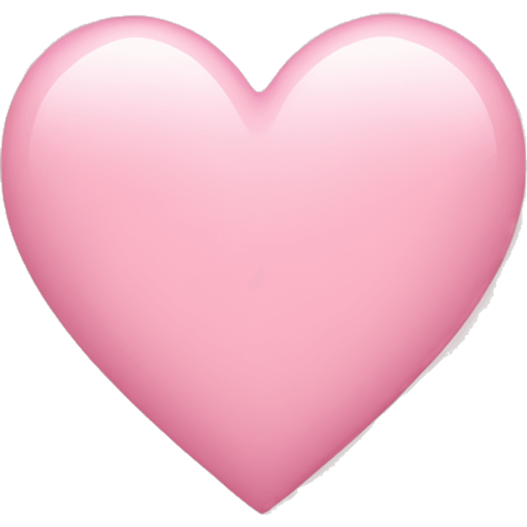 light pink heart emoji