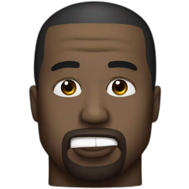 kanye west masked emoji