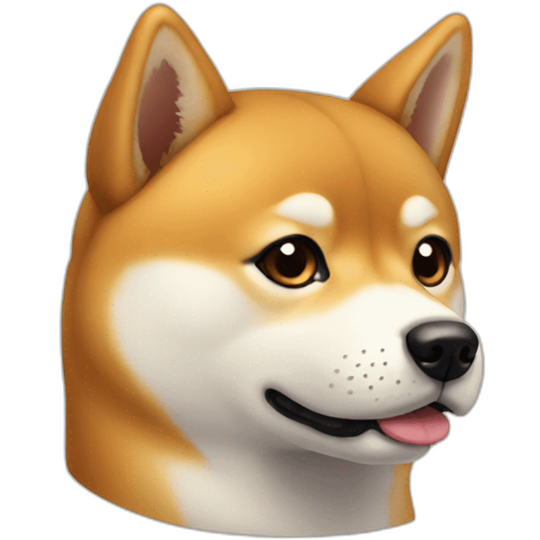 Awkward shiba inu emoji