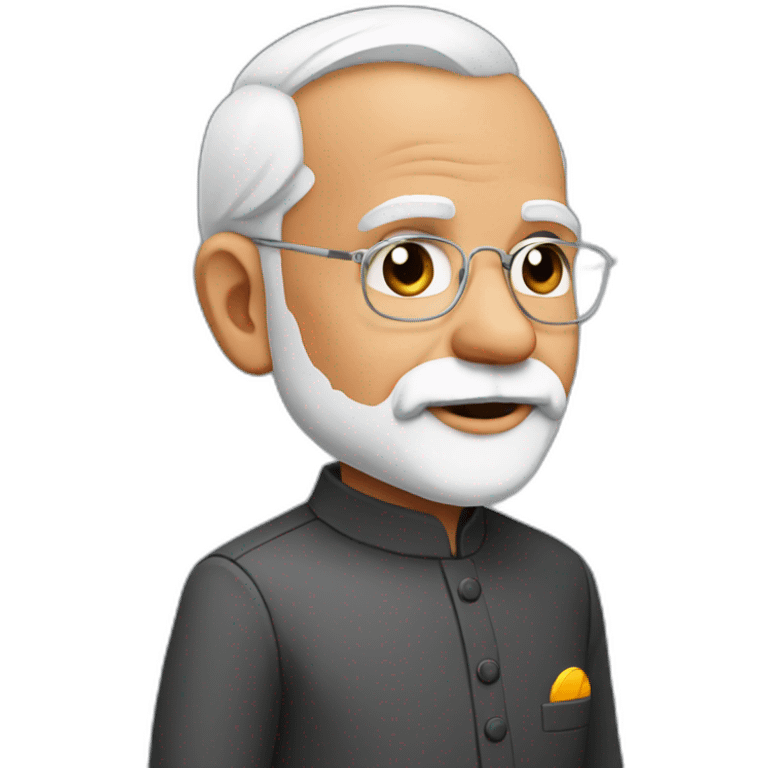 Modi in Mony  emoji