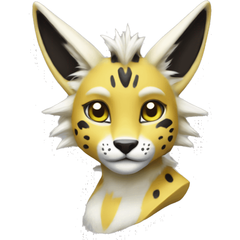 Anthro Renamon-Vernid-Serval-Lombax emoji