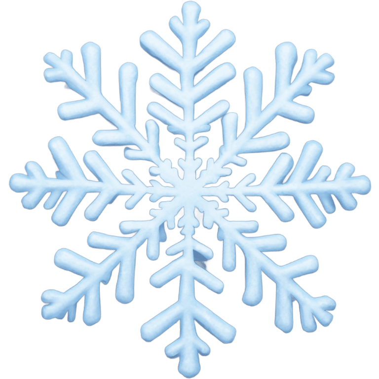 Snowflake romantic emoji