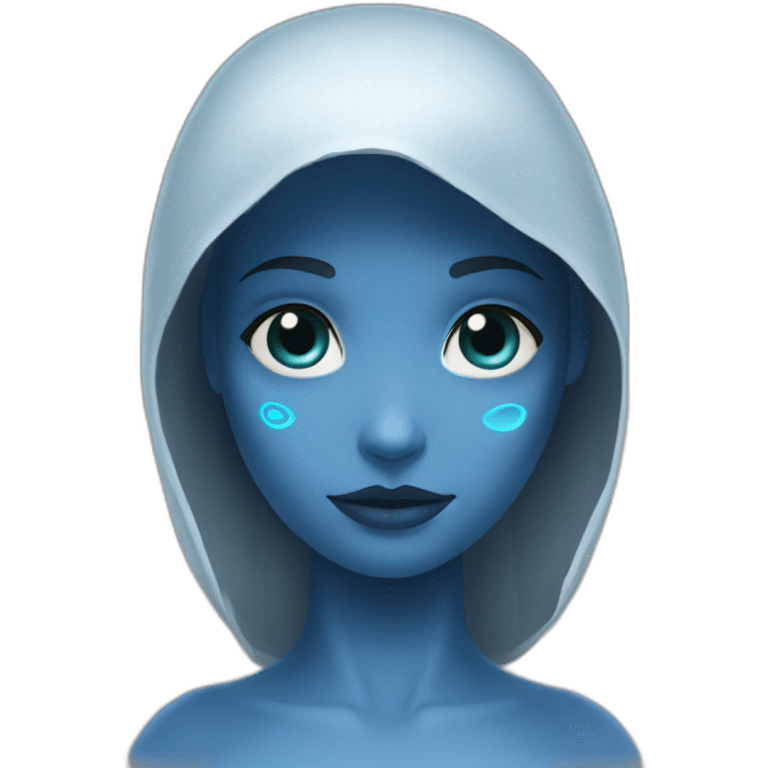 Blue cortana emoji