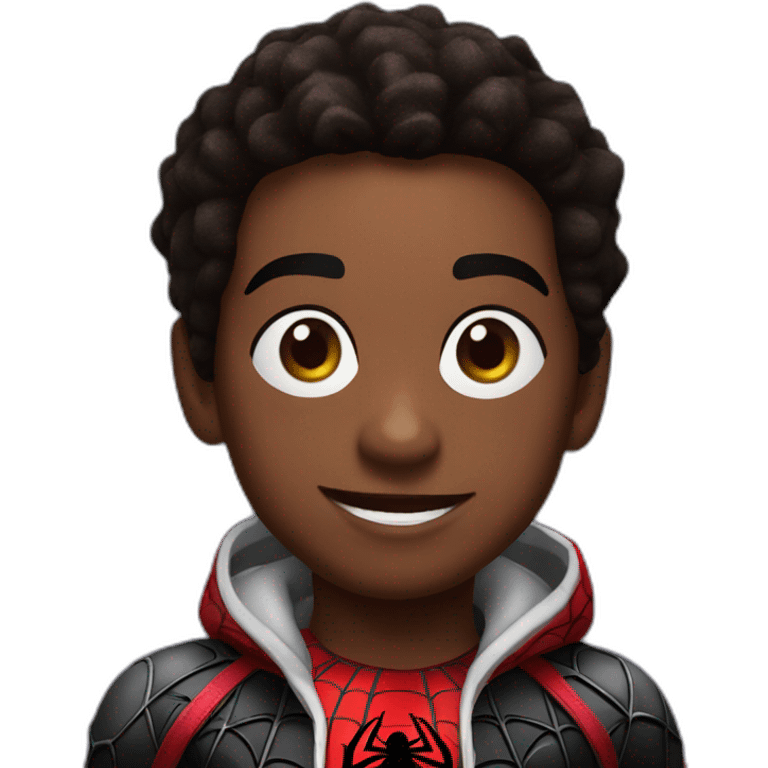 Spiderman miles morales  emoji