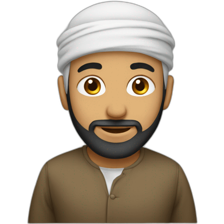 Muslim with béer emoji